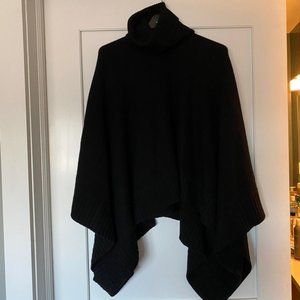 Ralph Lauren Black Cashmere Poncho